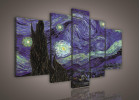 Van Gogh - Hvězdná noc 172 S4A - pětidílný